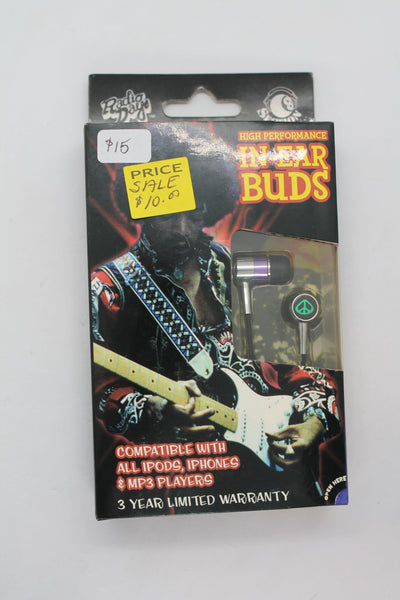 Jimi Hendrix High Performance Ear Buds (Sale)