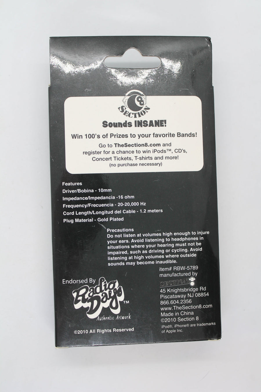 Jimi Hendrix High Performance Ear Buds (Sale)