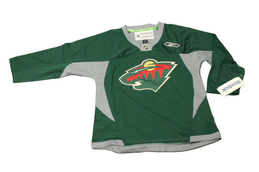 NHL Minnesota Wild Youth Reebok Jersey - Youth S/M