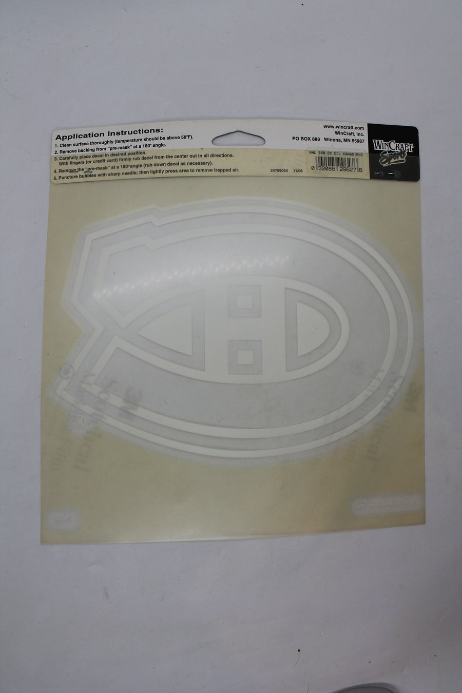 NHL Montreal Canadiens Die Cut Car Decal (8x8)