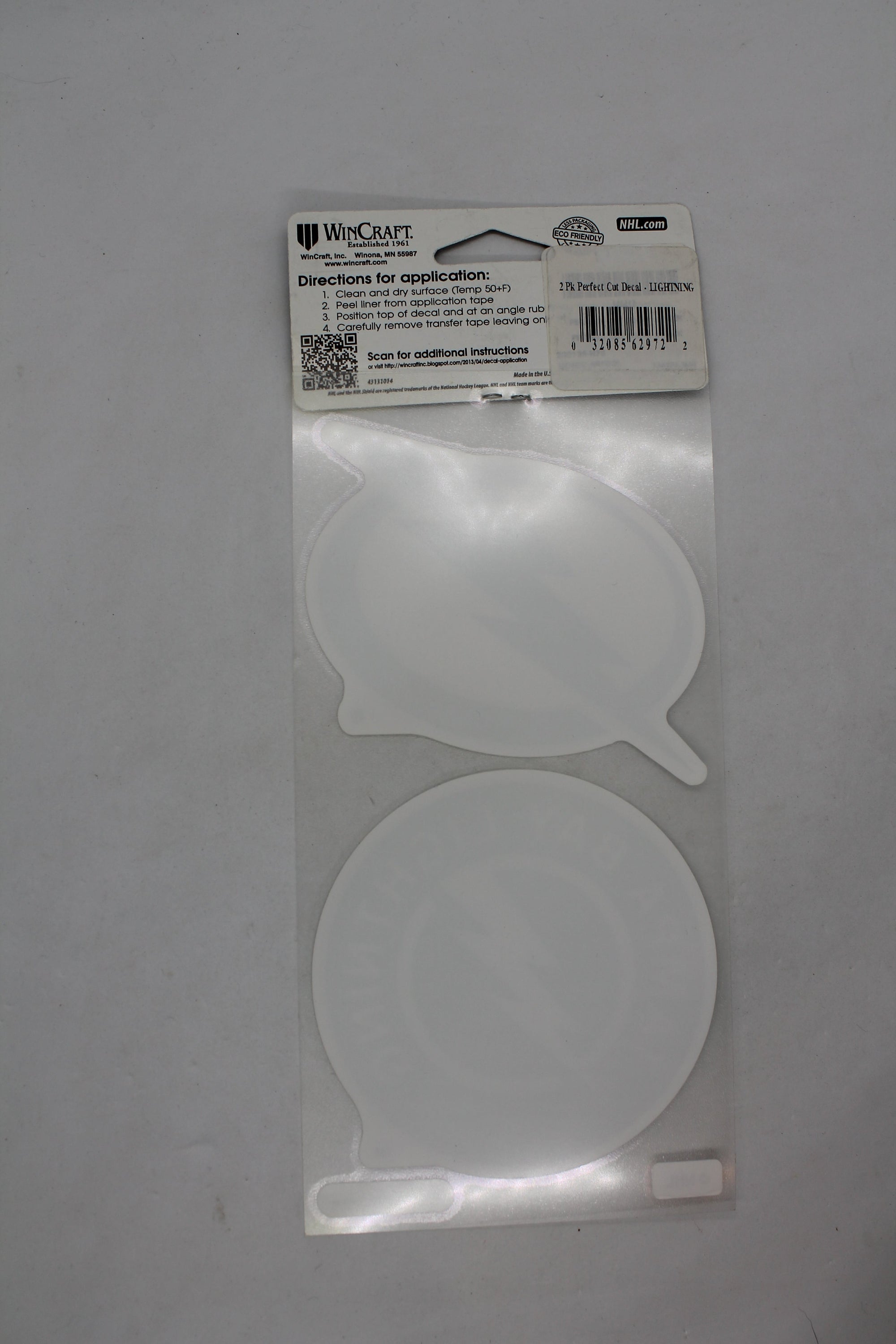 NHL Tampa Bay Lightning Perfect Cut Car Decal (2 Pack)