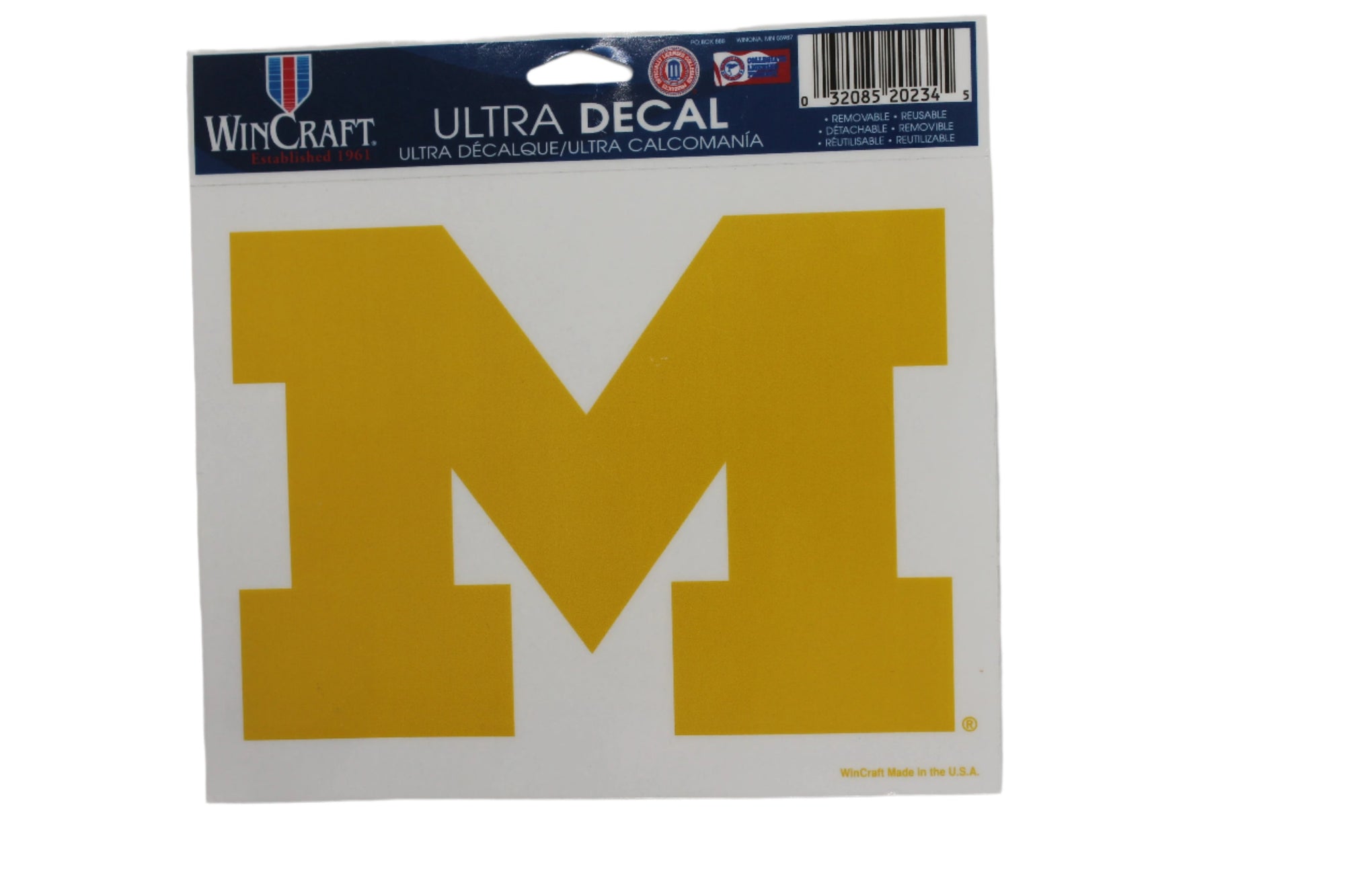 NCAA Michigan Wolverines Team Decal 4"x6"