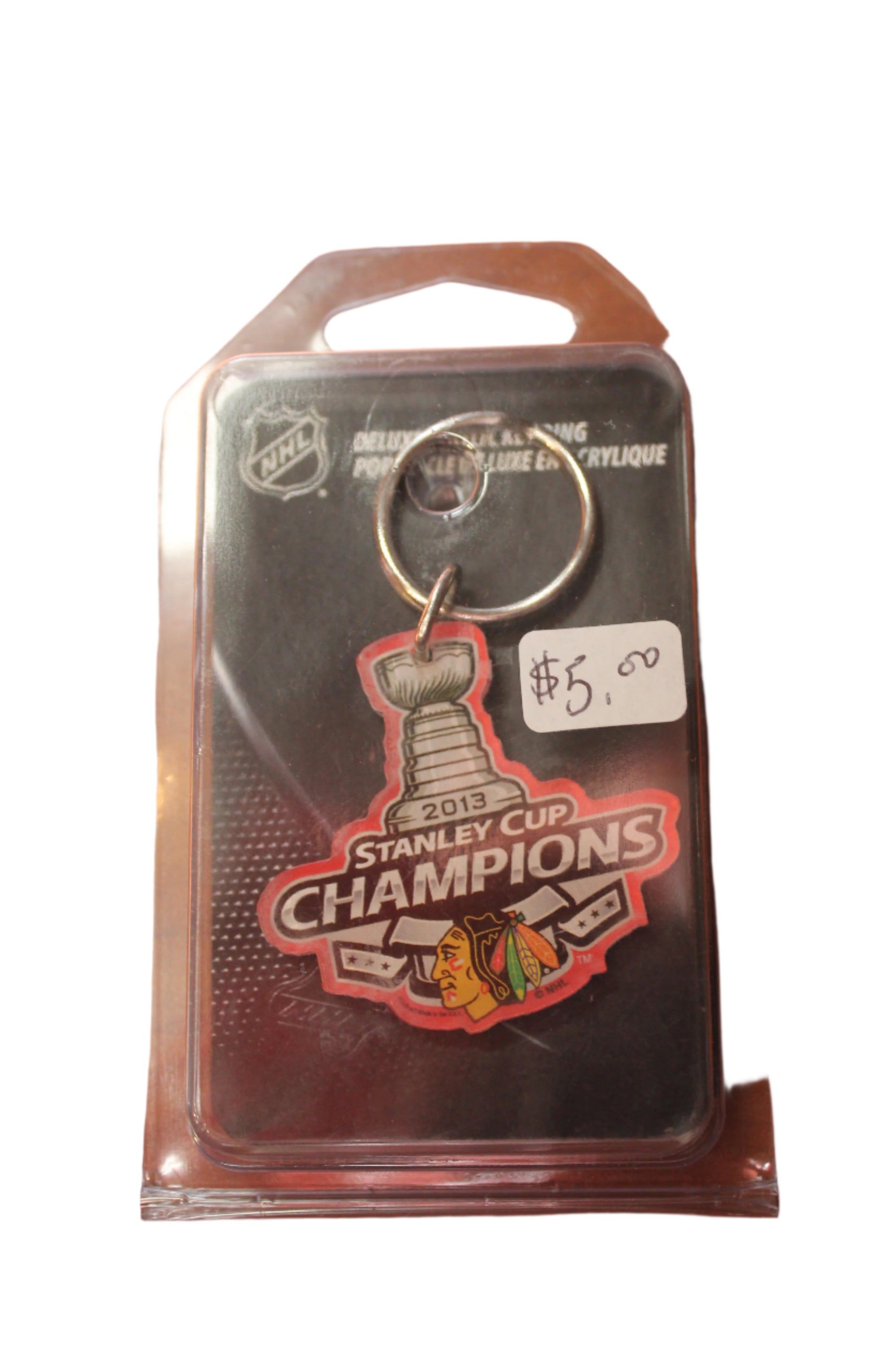 NHL Chicago Blackhawks Stanley Cup Champs  2013 Acrylic Keychain