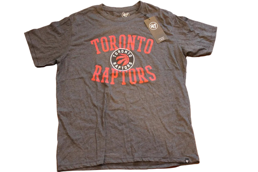 NBA Toronto Raptors Men's 47 Brand Archie Tee (Grey)