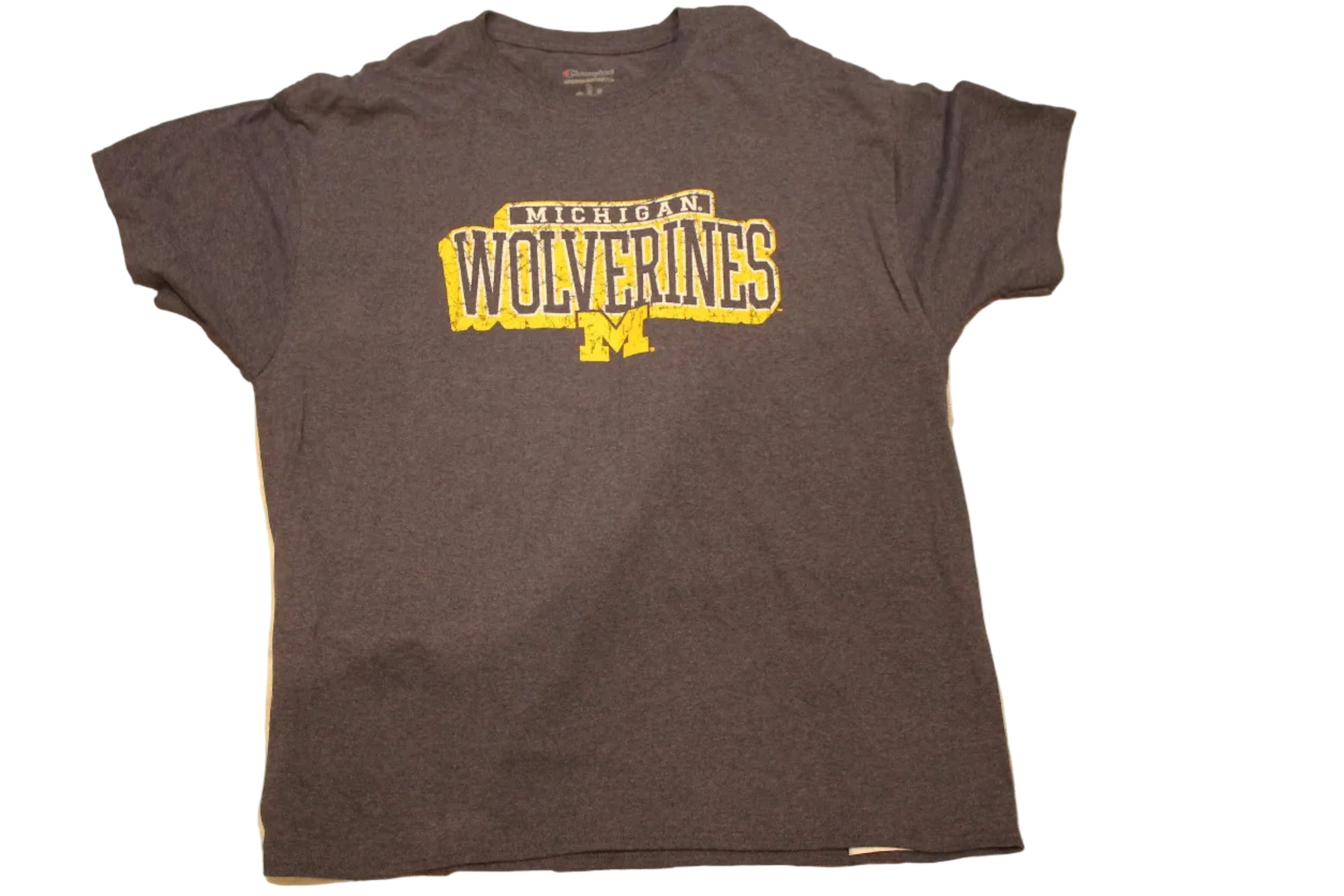 NCAA Men's Michigan Wolverines Champion Distressed Tee