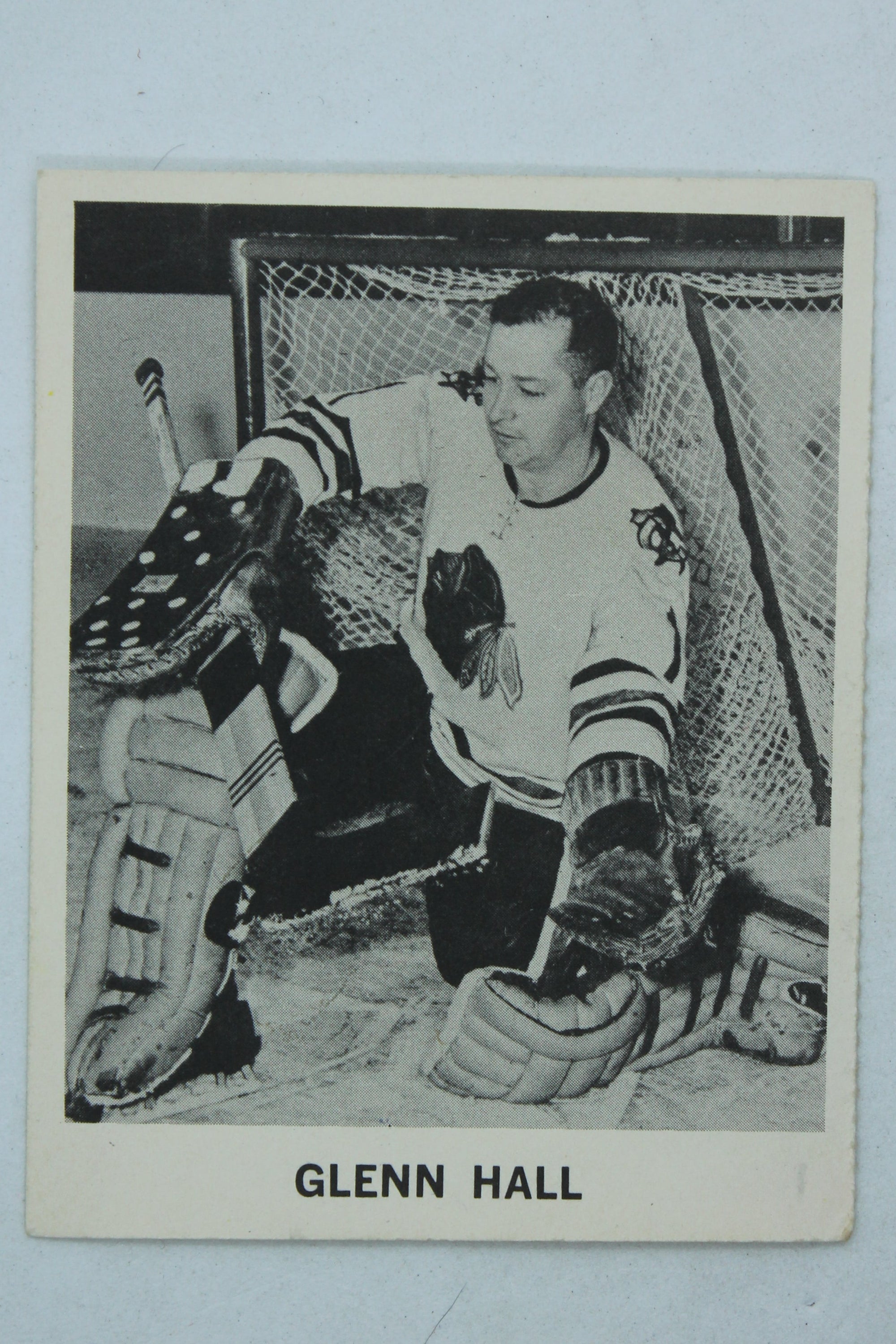 Glen Hall 1965-66 Coca-Cola Hockey - Chicago Blackhawks - Perforated