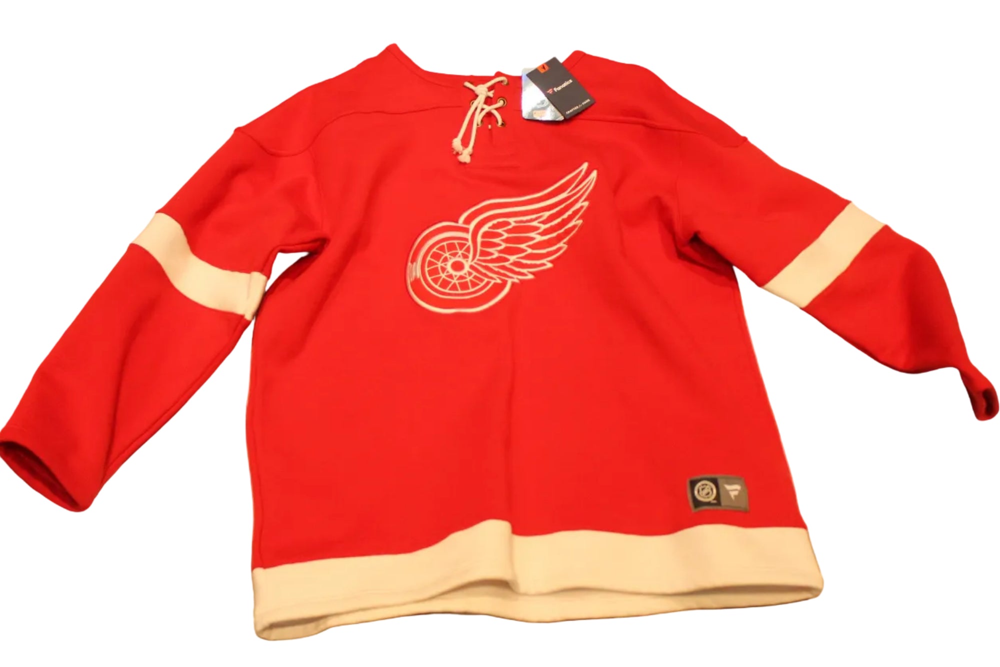 NHL Detroit Red Wings Men's Fanatics Jersey Lacer Sweater