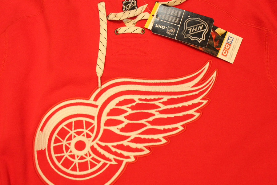 NHL Detroit Red Wings CCM Men's Lacer Hoodie