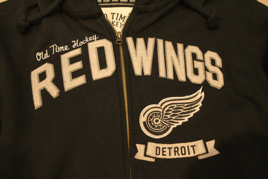 NHL Detroit Red Wings Old Time Hockey Men's Causeway Collection Zip-Up - XXLarge - fits small