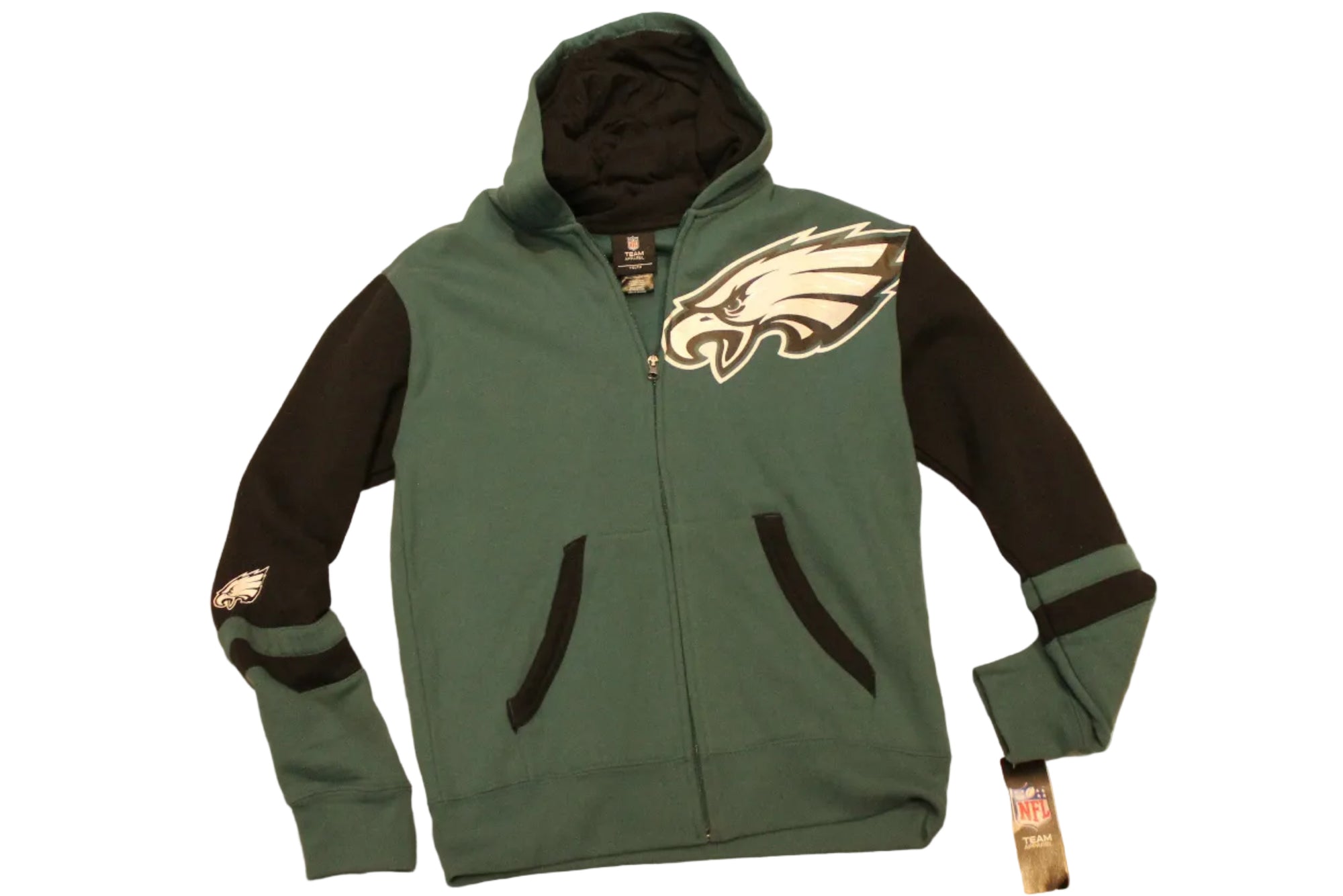 NFL Philadelphia Eagles Youth NFL Team Apparel Full Zip Hoodie