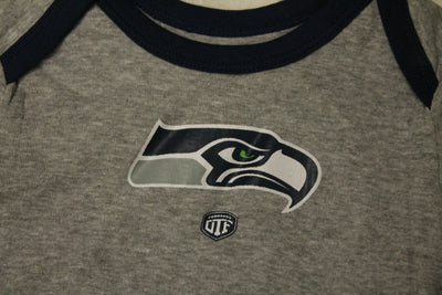 NFL Seattle Seahawks Old Time Football Infant 3pc Bodysuit Set