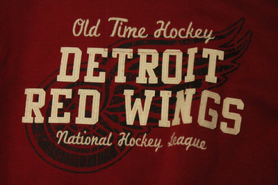 NHL Detroit Red Wings Old Time Hockey Men's Loge Collection Zip-Up Sweater - Medium