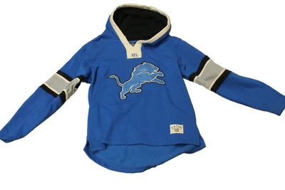 NFL Detroit Lions Men's Old Time Football Hoodie - Medium