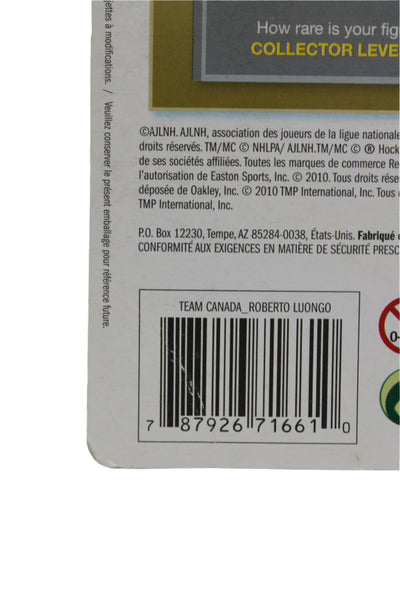 Roberto Luongo Vancouver Canucks McFarlane Toys: Team Canada Red Jersey - Some Cardboard Damage
