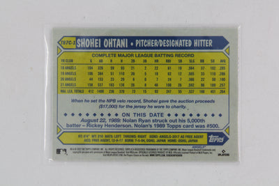 Shohei Ohtani 2022 Topps Series 1 - 1987 Topps Chrome Silver Pack Series 1 Mojo #T87C-1