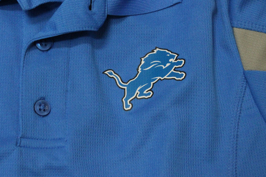 NFL Detroit Lions Men's Majestic Golf Shirt - Small