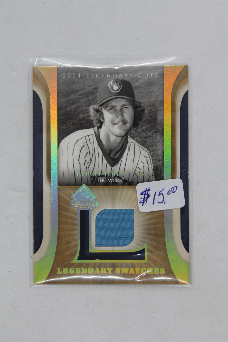 Robin Yount 2004 SP Legendary Cuts - Legendary Swatches #LSW-RY Jersey Card