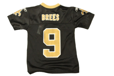 NFL New Orleans Saints Youth Reebok Team Apparel Drew Brees #9 Jersey