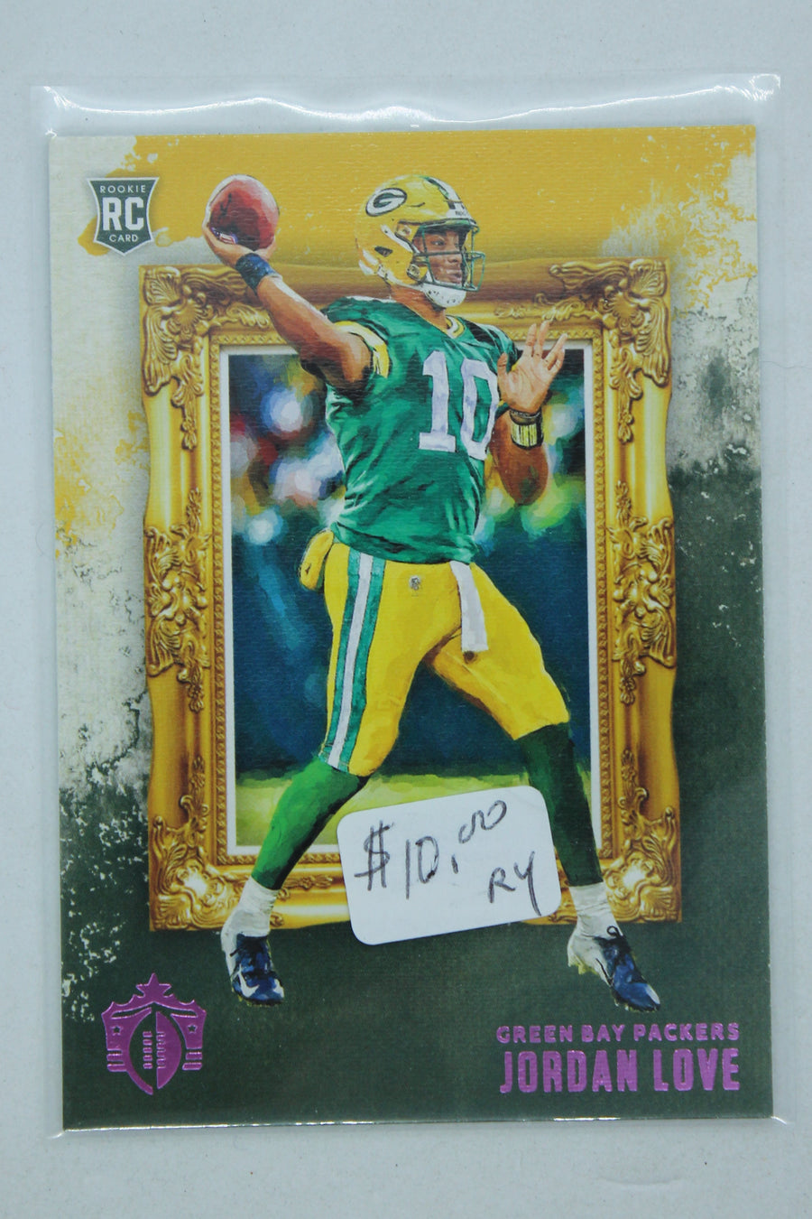 Jordan Love 2020 Panini Chronicles - Gridiron Kings - Pink Rookie Year Card