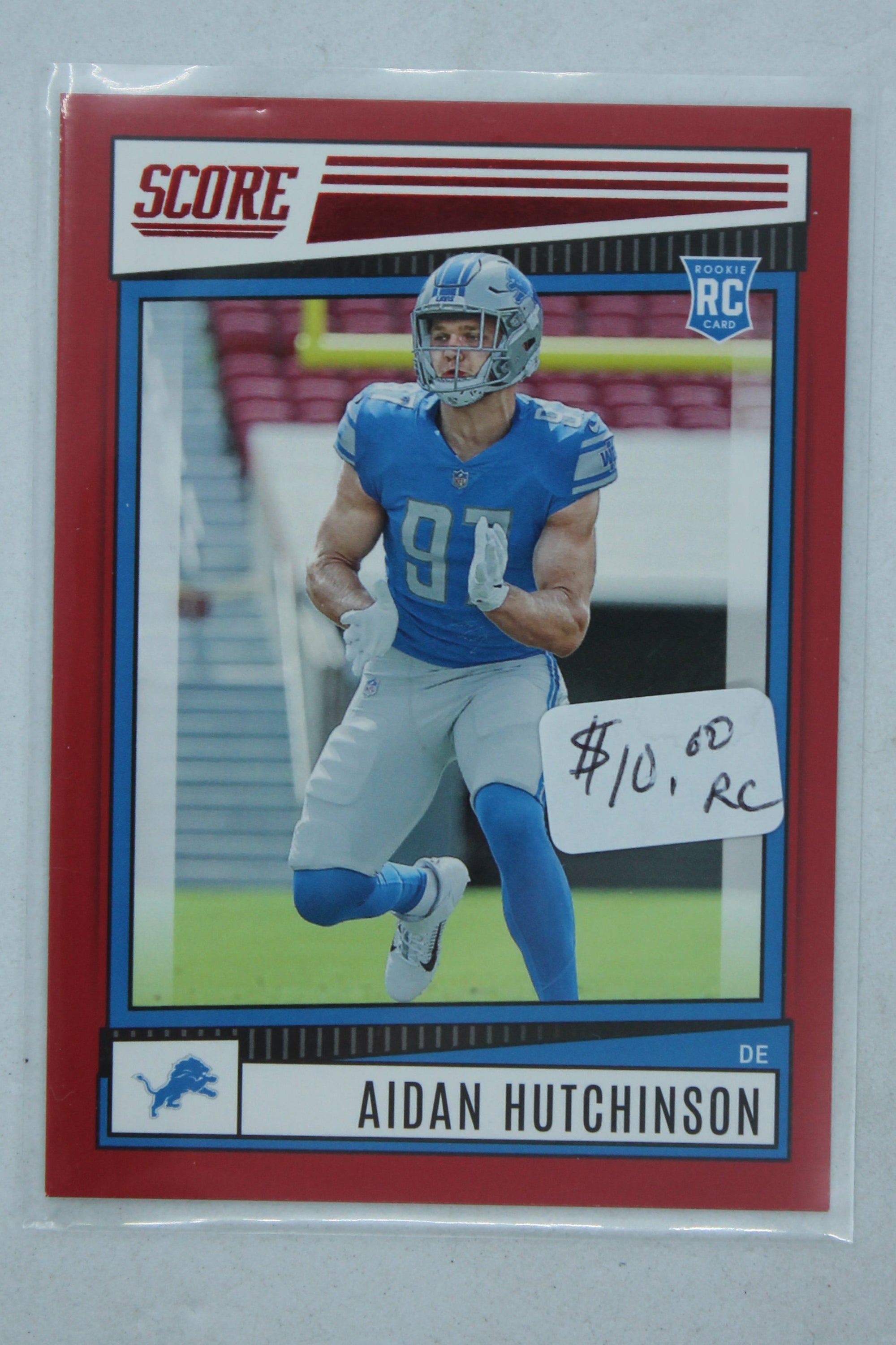 Aidan Hutchinson 2022 Score - Rookies Red Rookie Card