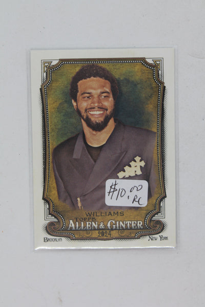 Caleb Wiiliams 2024 Topps Allen & Ginter Rookie Card
