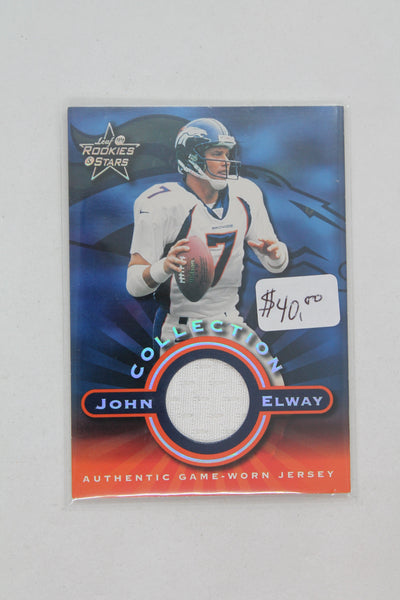 John Elway 1999 Leaf Rookies & Stars Jersey Card  #253/300