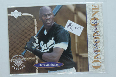 Michael Jordan 1995 Upper Deck Minor League Top Prospect - Michael Jordan One on One #5