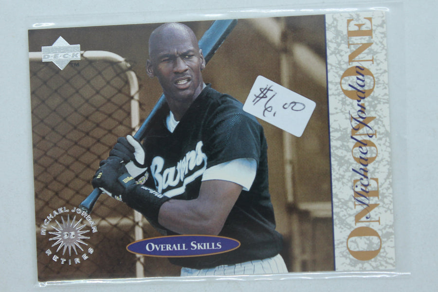 Michael Jordan 1995 Upper Deck Minor League Top Prospect - Michael Jordan One on One #5