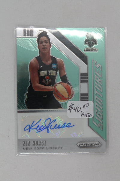 Kia Nurse 2020 Panini Prizm WNBA - Signatures - Autographed Card