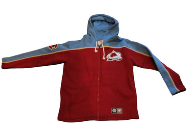 NHL Colorado Avalanche Mens Fanatics Full Zip Hoodie - Large