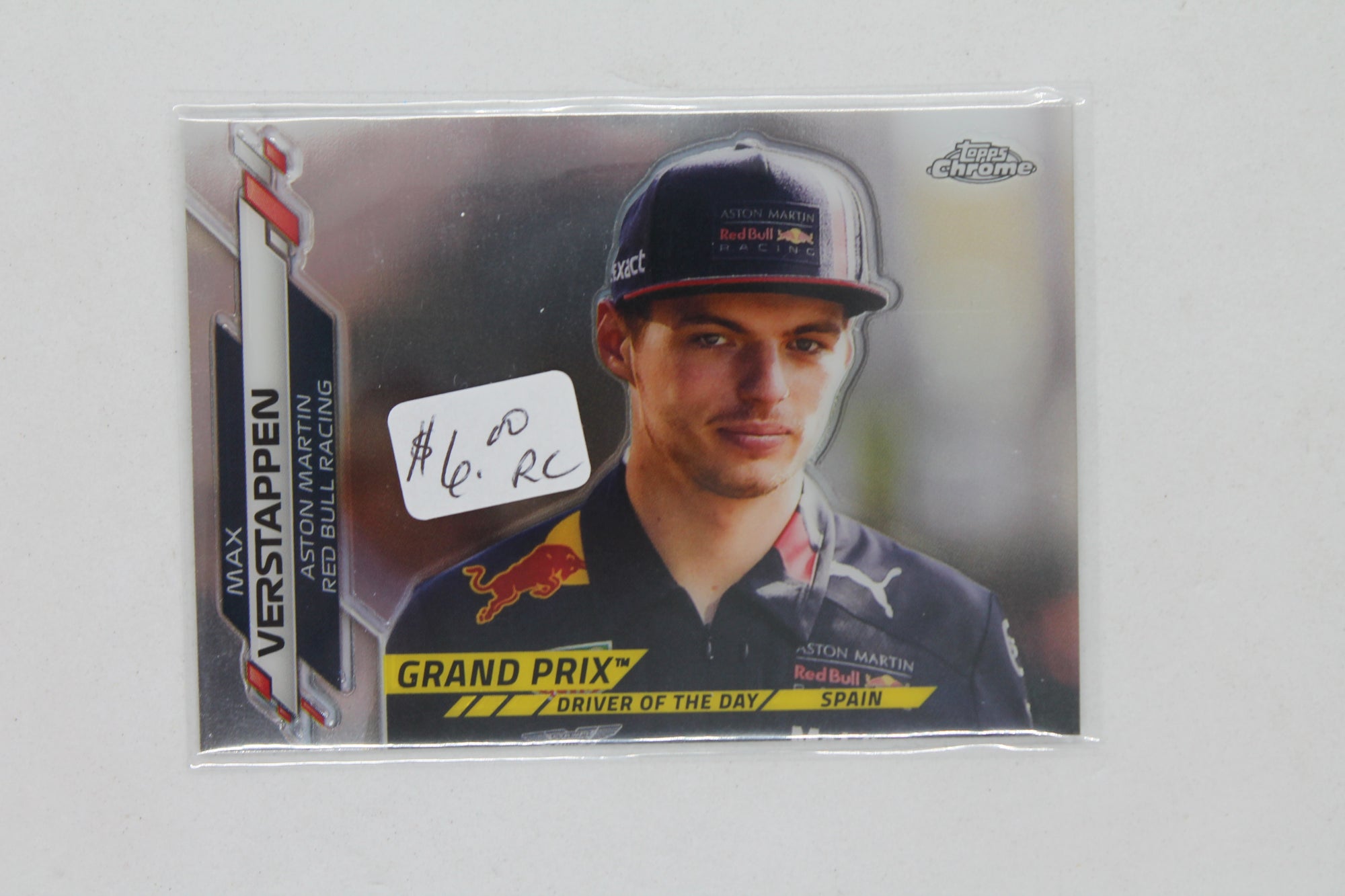 Max Verstappen 2020 Topps Chrome Formula 1 - Grand Prix Driver of the Day - Rookie Card