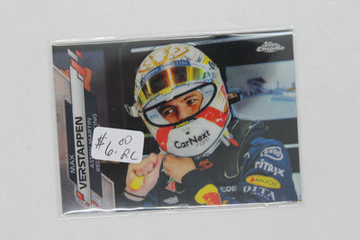 Max Verstappen 2020 Topps Chrome Formula 1 - F1 Racers - Rookie Card