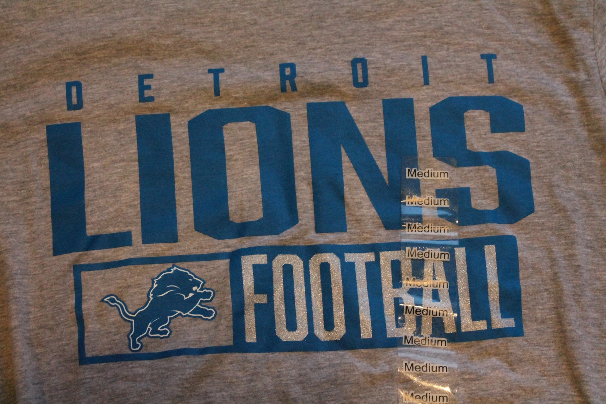 NFL Detroit Lions Men's Fanatics Steel Heath Tee