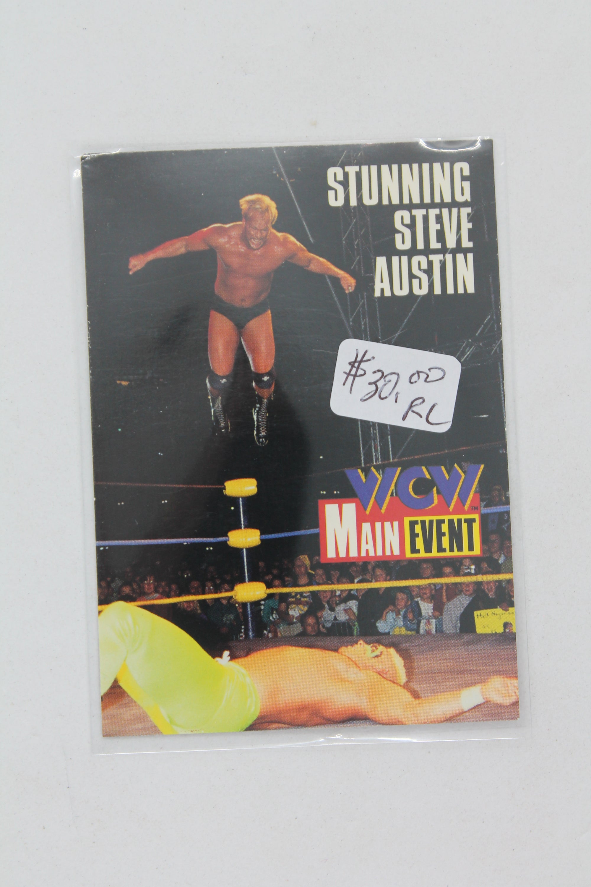 Steve Austin 1995 CARDZ WCW Main Event Rookie Card