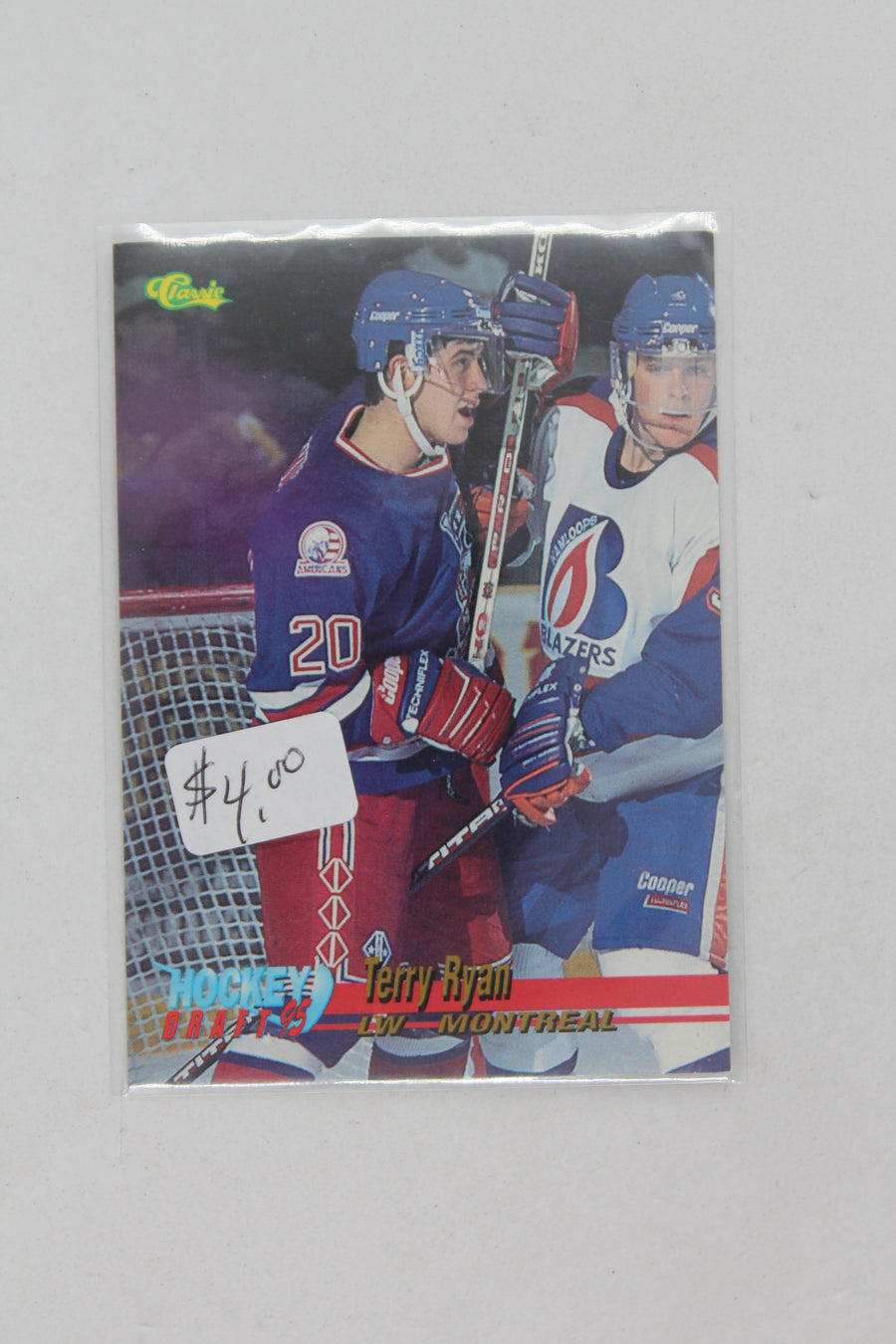 Terry Ryan 1995 Classic Draft Card - Shoresy - Hitch