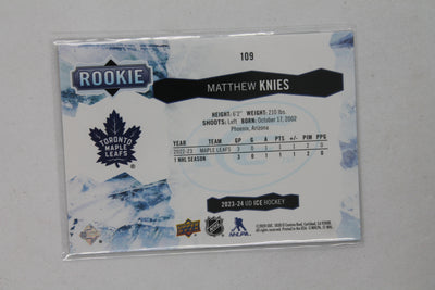 Matthew Knies 2023-24 Upper Deck Ice - Rookies Rookie Card