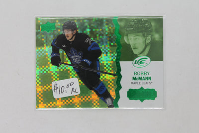 Bobby McMann 2023-24 Upper Deck Ice Green Rookies Rookie Card