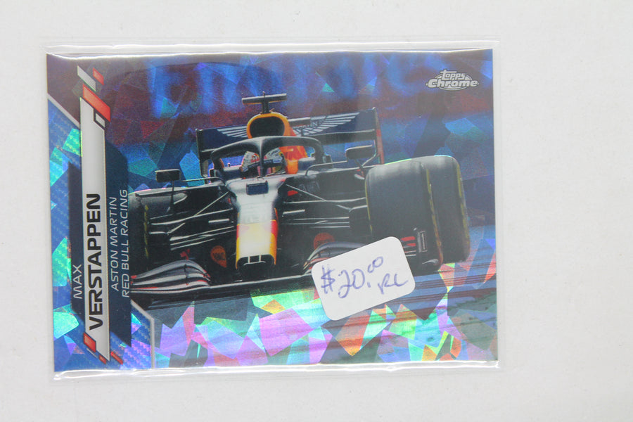 Max Verstappen 2020 Topps Chrome Sapphire Edition Formula 1 - F1 Cars - Rookie Card