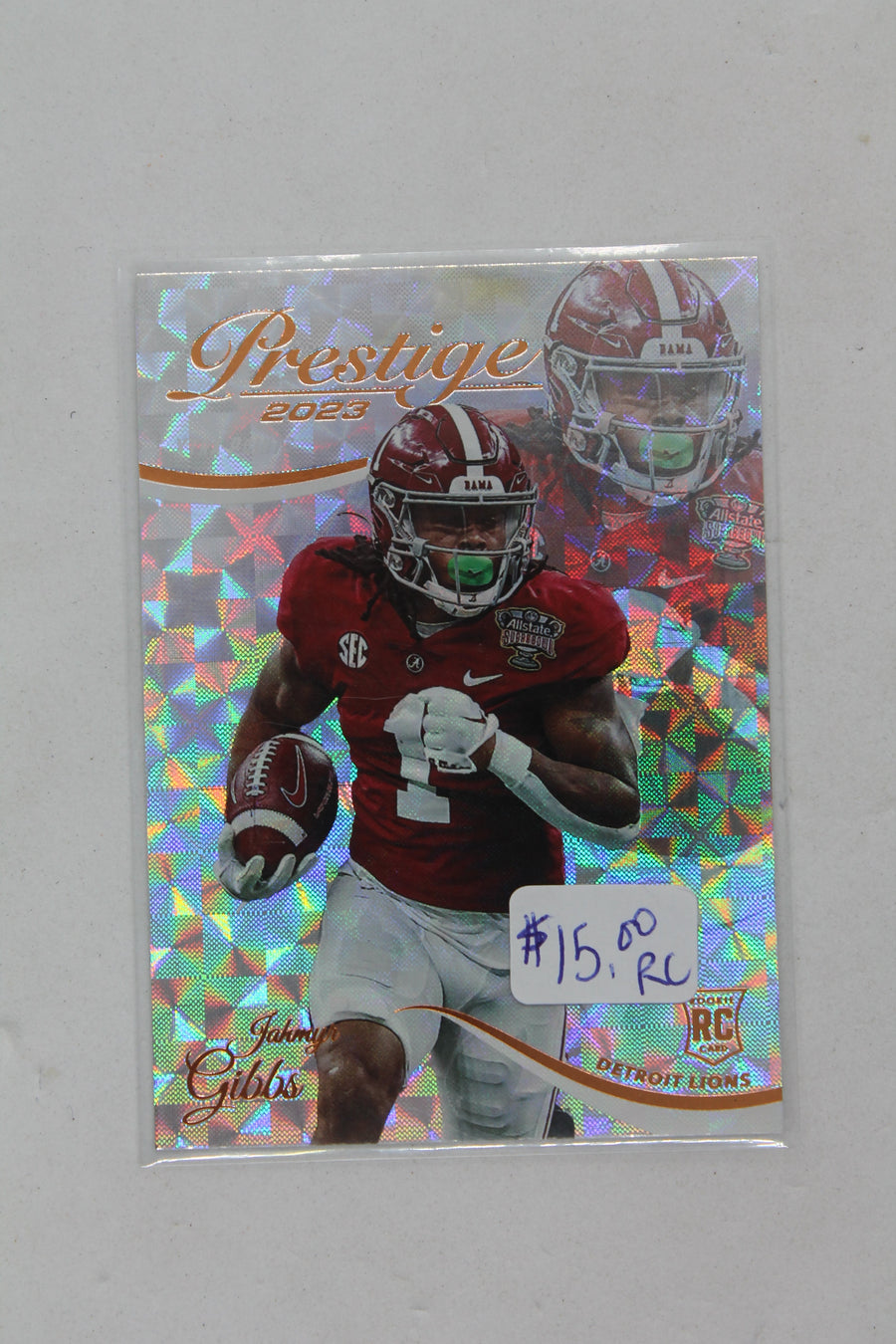 Jahmyr Gibbs 2023 Panini Prestige Xtra Points Hyper Rookies - Rookie Card