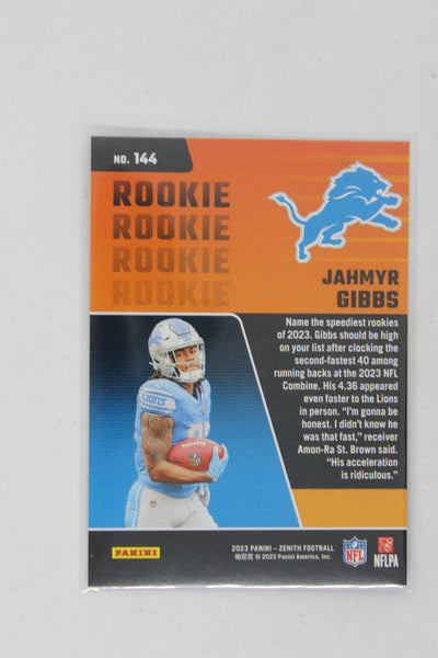 Jahmyr Gibbs 2023 Panini Zenith - Retail Rookie Card
