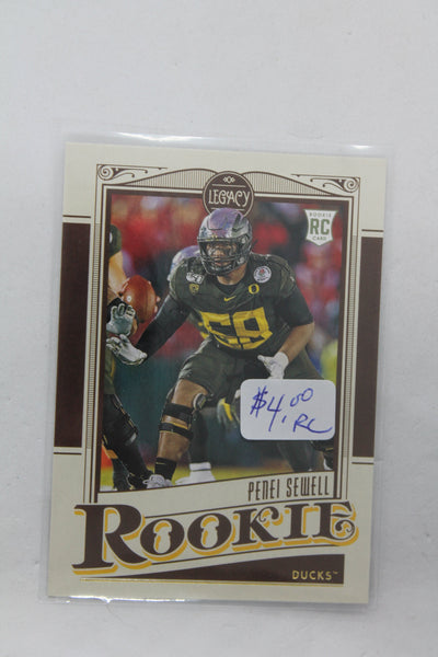 Penei Sewell Panini Legacy Rookies Rookie Card