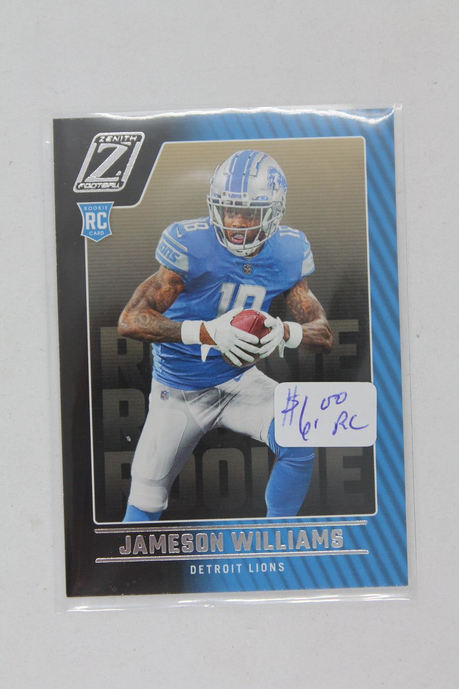 Jameson Williams 2022 Panini Zenith Retail Rookies Rookie Card