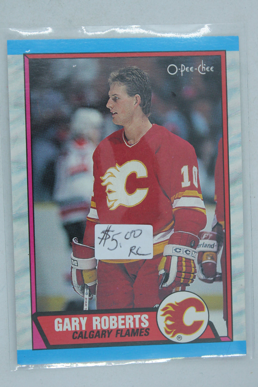 Gary Roberts 1989-90 O-Pee-Chee Rookie Card