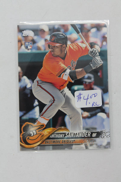 Anthony Santander 2018 Topps Rookie Card