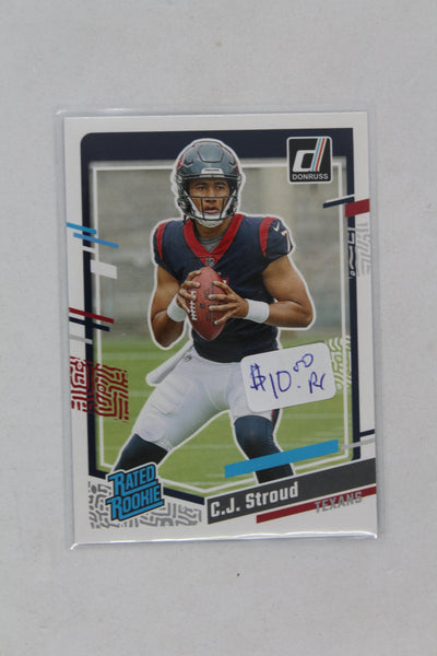 C.J. Stroud 2023 Panini Donruss - Rated Rookie - Rookie Card