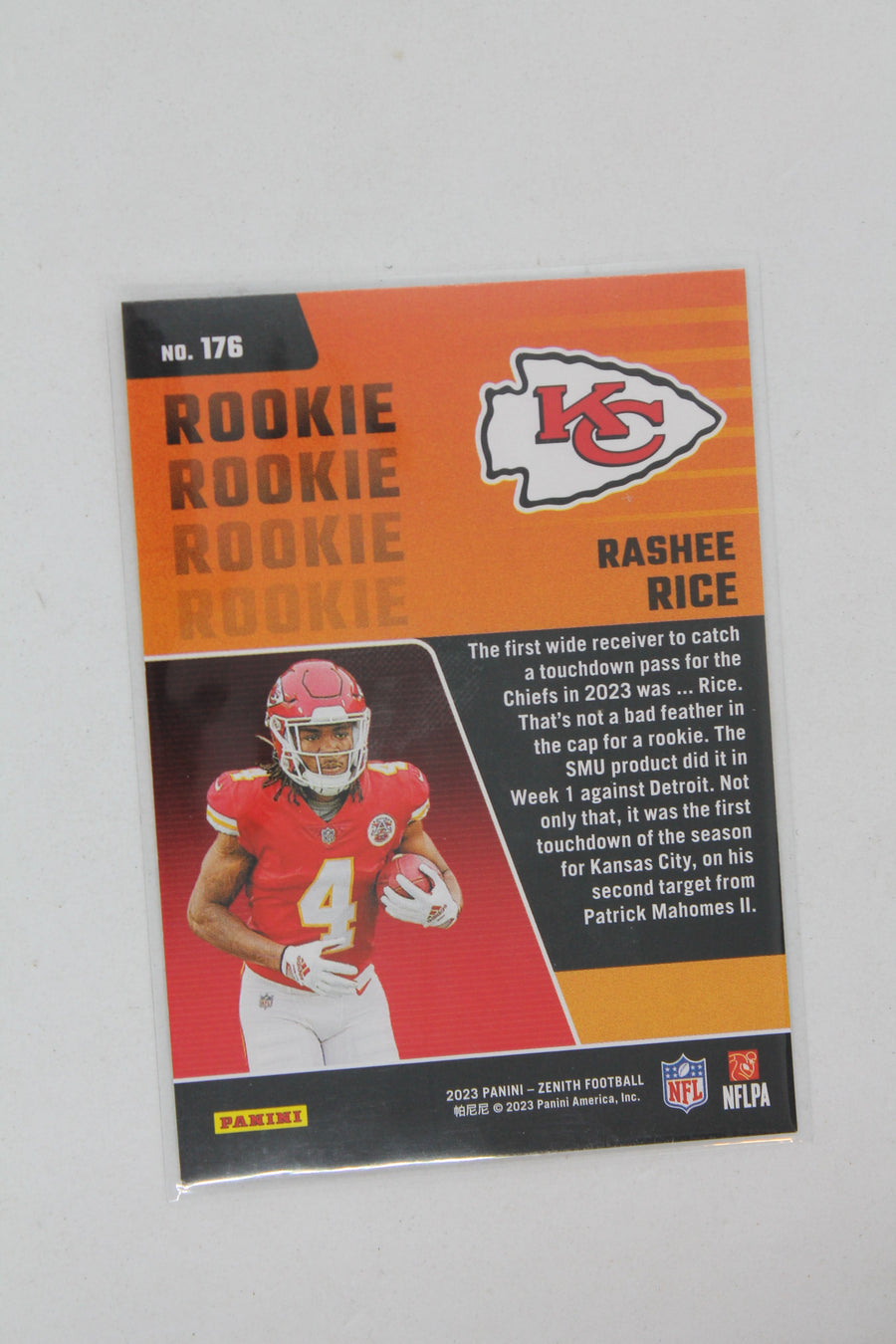 Rashee Rice 2023 Panini Zenith Rookie Card