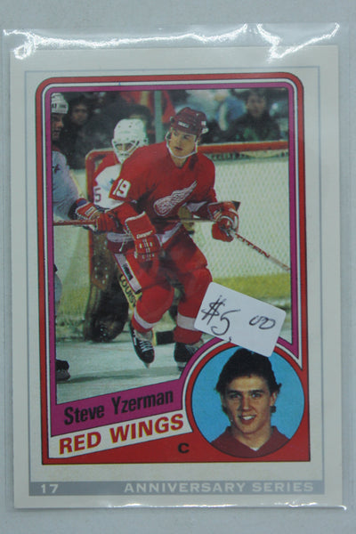1992-93 O-PEE CHEE 25th ANNIVERSARY #67 STEVE YZERMAN ROOKIE REPRINT