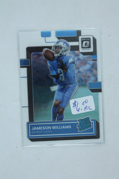 Jameson Williams 2022 Panini Donruss Optic - Rated Rookie - Rookie Card