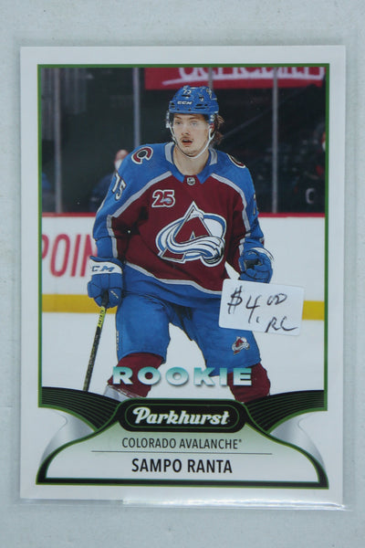 Sampo Ranta 2021-22 Upper Deck Parkhurst Rookies Rookie Card