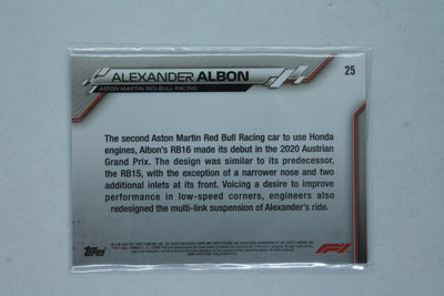 Alexander Albon 2020 Topps Chrome Sapphire Edition Formula 1 - F1 Cars - Rookie Card